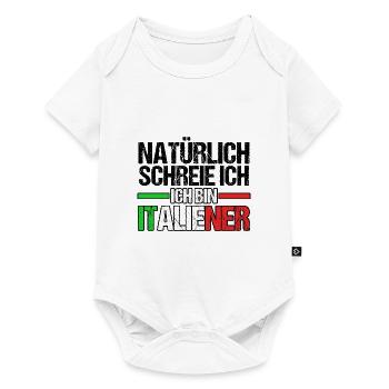 Italy Italian Vaffanculo - Baby Premium short-sleeve bodysuit - white - Front