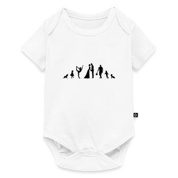 Logo2 - Body à manches courtes Premium Bébé - blanc - Devant