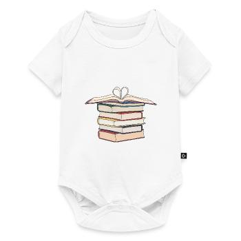 Stack drawing of | books Drawing Books - Baby Premium short-sleeve bodysuit - white - Front