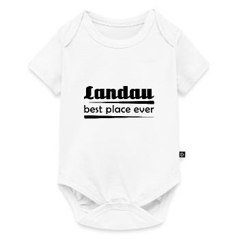 Landau - Stadt best place ever - Baby Premium Kurzarmbody - Weiß - Vorne