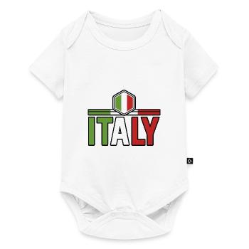 Italie Italien Italien Italie - Body à manches courtes Premium Bébé - blanc - Devant