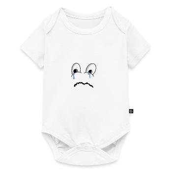 Sad Face Comic Tears - Baby Premium short-sleeve bodysuit - white - Front