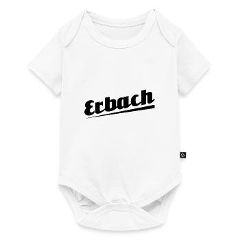 Erbach - Textdesign mit Stadtnamen - Baby Premium Kurzarmbody - Weiß - Vorne