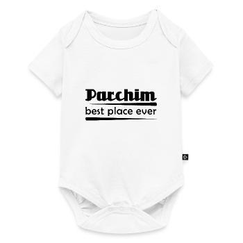 Parchim - Stadt best place ever - Baby Premium Kurzarmbody - Weiß - Vorne
