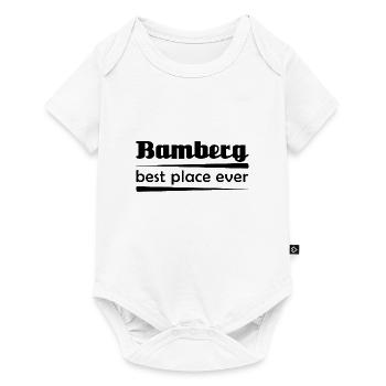 Bamberg - Stadt best place ever - Baby Premium Kurzarmbody - Weiß - Vorne