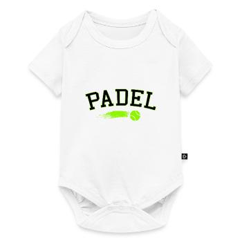 Padel Team Urban - Body à manches courtes Premium Bébé - blanc - Devant