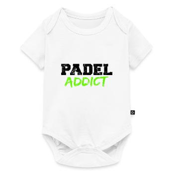 Padel Addict - Body à manches courtes Premium Bébé - blanc - Devant