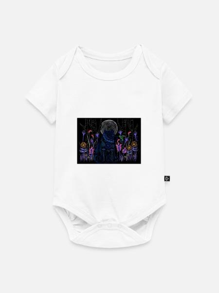 Geisterbär - Baby Premium Kurzarmbody - Weiß