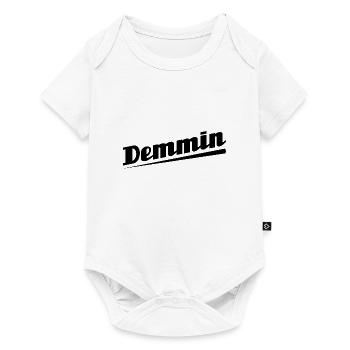 Demmin - Textdesign mit Stadtnamen - Baby Premium Kurzarmbody - Weiß - Vorne