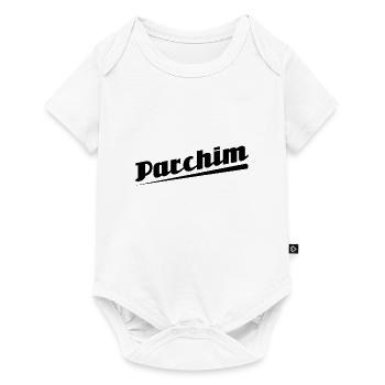 Parchim - Textdesign mit Stadtnamen - Baby Premium Kurzarmbody - Weiß - Vorne