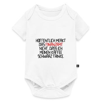 Finanzamt Ironie Lustiger Spruch - Baby Premium Kurzarmbody - Weiß - Vorne
