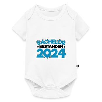 Bachelor 2024 Abschluss Promotion Sponsion - Baby Premium Kurzarmbody - Weiß - Vorne