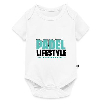 Padel Tennis Paddle Padel Ball Padel Tennis - Baby Premium short-sleeve bodysuit - white - Front