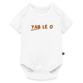 Yab Lé O - Ile De La Réunion - Body à manches courtes Premium Bébé - blanc - Devant
