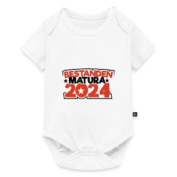 Matura 2024 Maturareise Maturafeier Maturant - Baby Premium Kurzarmbody - Weiß - Vorne