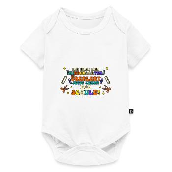 1 Grade School Child Back to School Kindergarten Kita E - Baby Premium short-sleeve bodysuit - white - Front