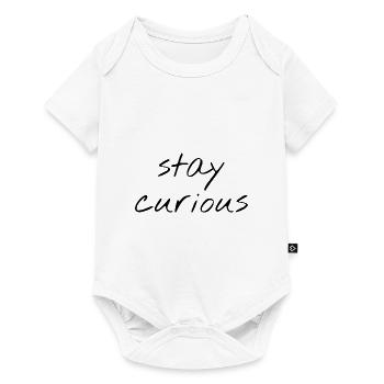 Reste curieux - Body à manches courtes Premium Bébé - blanc - Devant
