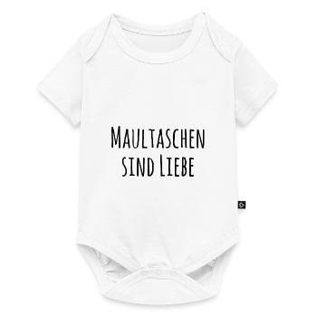 Maultaschen sind Liebe - Baby Premium Kurzarmbody - Weiß - Vorne