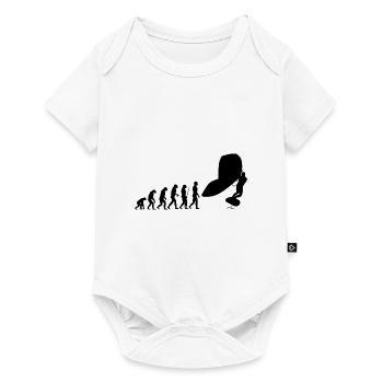 Evolution du Wingfoil - Body à manches courtes Premium Bébé - blanc - Devant