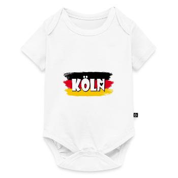Flag of Cologne, Germany - Baby Premium short-sleeve bodysuit - white - Front