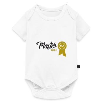 Master 2024 Master's Degree Graduation Doctorate - Baby Premium short-sleeve bodysuit - white - Front