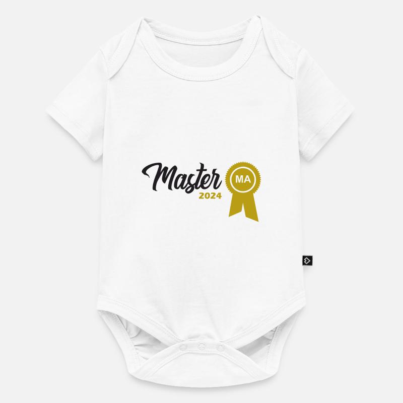 Master 2024 Masterabschluss Sponsion Promotion - Baby Premium Kurzarmbody - Weiß