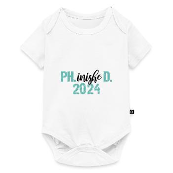 Docteur 2024 Graduation Philistin Dissertation Phd - Body à manches courtes Premium Bébé - blanc - Devant