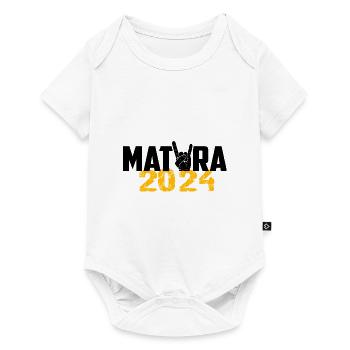 Matura 2024 Maturareise Maturafeier Maturant - Baby Premium Kurzarmbody - Weiß - Vorne
