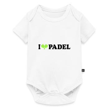 I Love Padel - Body à manches courtes Premium Bébé - blanc - Devant