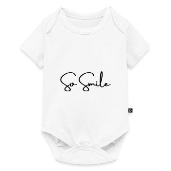 So Smile - Body à manches courtes Premium Bébé - blanc - Devant
