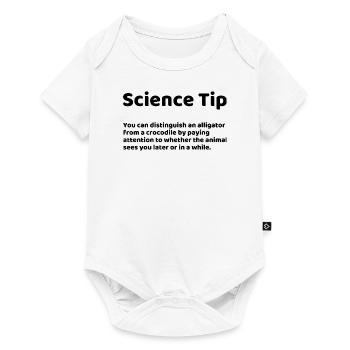 Science Tip Dicton Drôle - Body à manches courtes Premium Bébé - blanc - Devant