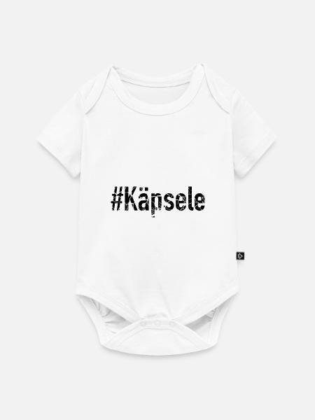 Käpsele badischer Spruch Stuttgart - Baby Premium Kurzarmbody - Weiß