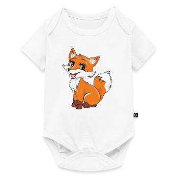 Cute baby fox - Baby Premium short-sleeve bodysuit - white - Front
