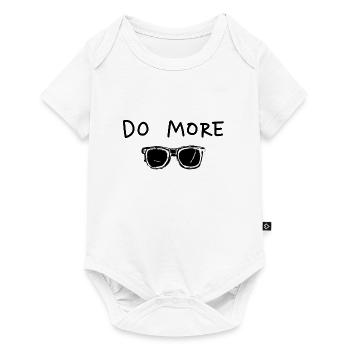 Do More - Baby Premium Kurzarmbody - Weiß - Vorne