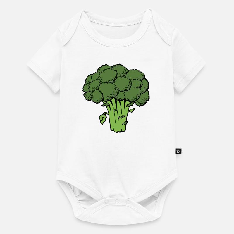 brocoli - Body à manches courtes Premium Bébé - blanc