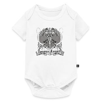 nonour and loyalty - Baby Premium Kurzarmbody - Weiß - Vorne