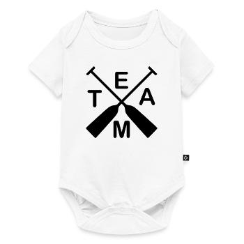 Drachenboot Team 1c - Baby Premium Kurzarmbody - Weiß - Vorne