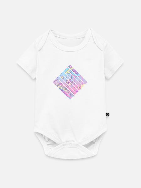 verrückte Planeten - Baby Premium Kurzarmbody - Weiß