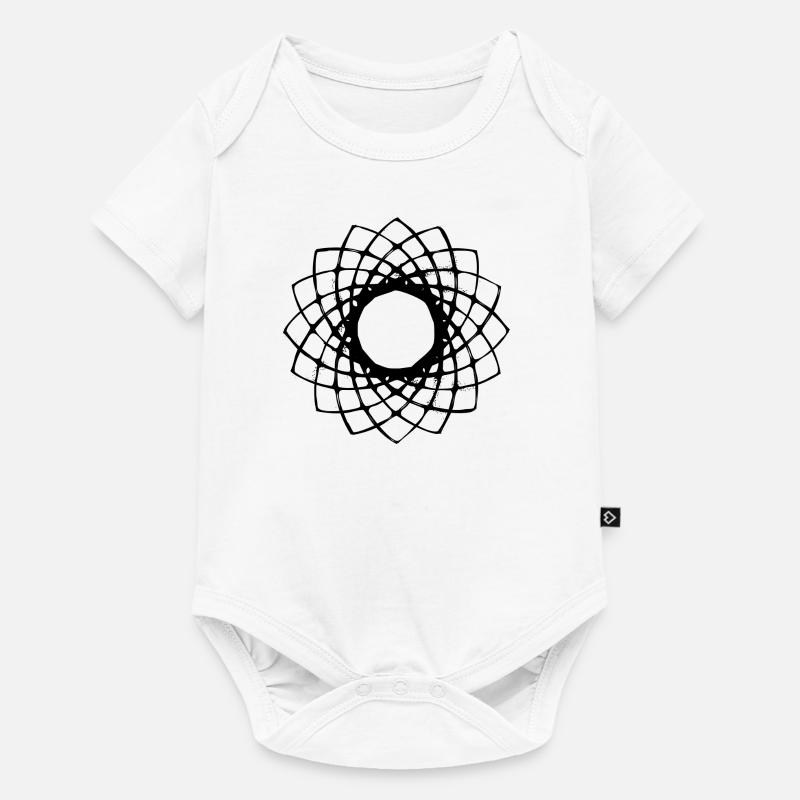 fractal - Body à manches courtes Premium Bébé - blanc