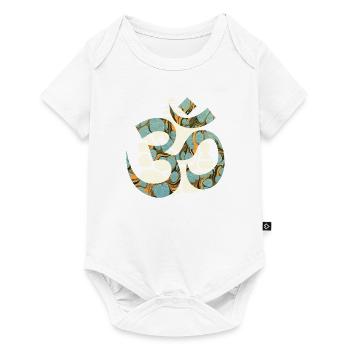 om avec ganesha e 204 - Body à manches courtes Premium Bébé - blanc - Devant