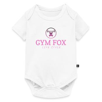 GYM FOX - Motivating Gym and Fitness Designs - Baby Premium short-sleeve bodysuit - white - Front