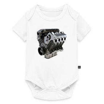 Engine Engine Graphics - Baby Premium short-sleeve bodysuit - white - Front