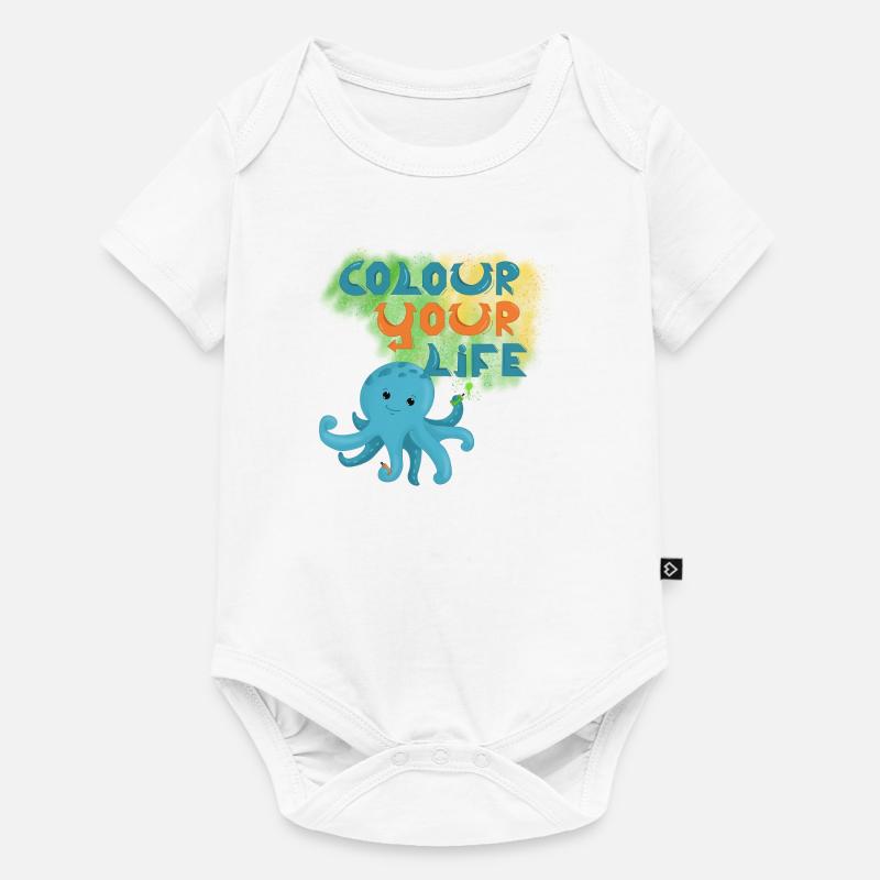 Calmar graffiti - Body à manches courtes Premium Bébé - blanc