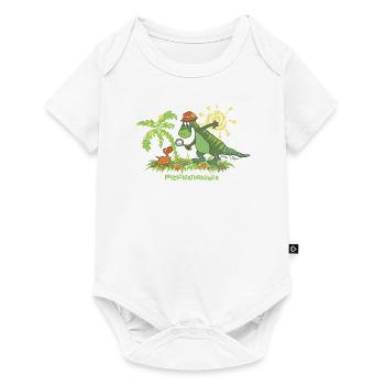Investigatosaurus - Body à manches courtes Premium Bébé - blanc - Devant