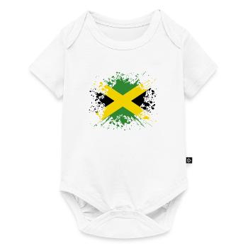 home country roots roots love Jamaica png - Baby Premium short-sleeve bodysuit - white - Front
