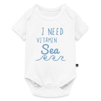 I Need Vitamin Sea - Baby Premium short-sleeve bodysuit - white - Front