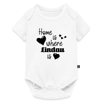 Zuhause in Lindau - Home is where Lindau is - Baby Premium Kurzarmbody - Weiß - Vorne