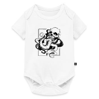 Skull Octopus Octopus Octopus Sailor Pirate - Baby Premium short-sleeve bodysuit - white - Front