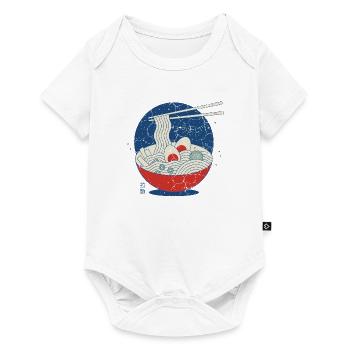 Great Ramen Wave, Great Ramen Wave vintage, aliments - Body à manches courtes Premium Bébé - blanc - Devant