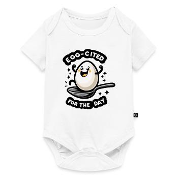Egg-cited for the Day - Baby Premium short-sleeve bodysuit - white - Front